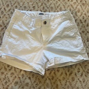 White shorts